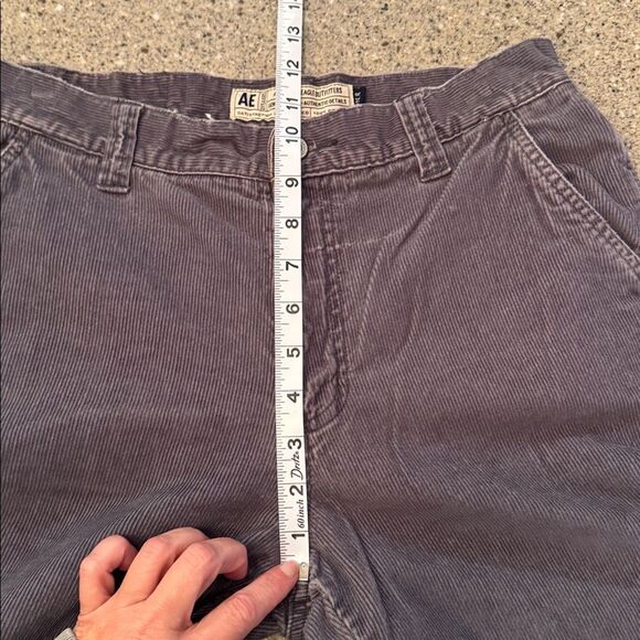 AMERICAN EAGLE Vintage 90s Y2K Corduroy Carpenter Pants Embroidered Hem Bootcut - Picture 9 of 14